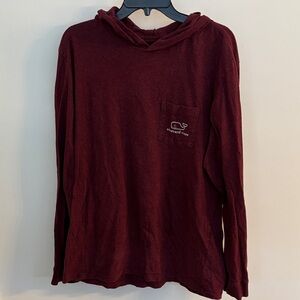 Vineyard Vines Hooded Long Sleeve Shirt